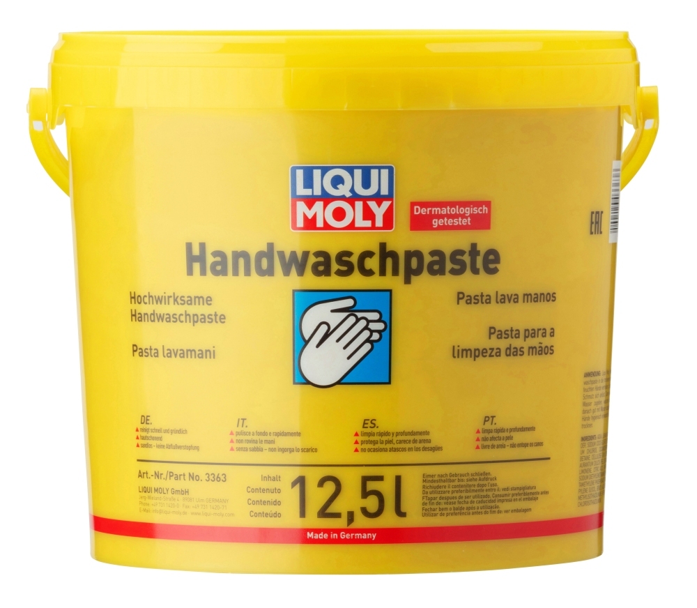 Handwaschpaste, 12,5 ltr Eimer Kunstst. 