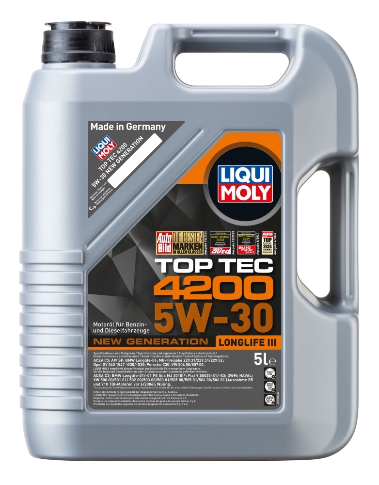 Top Tec 4200 5W-30 New, Generation Kanister Kunst.5ltr 
