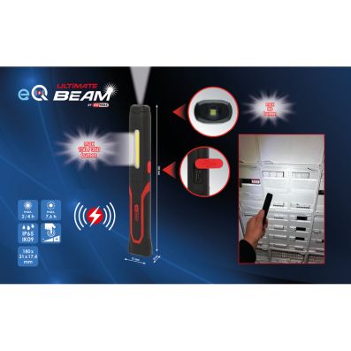 Handleuchte slim 350 Lumen, eQi UltimateBEAM 