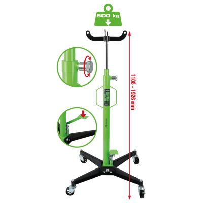 Hydraulischer Getriebeheber, COMPETITION 500 kg 