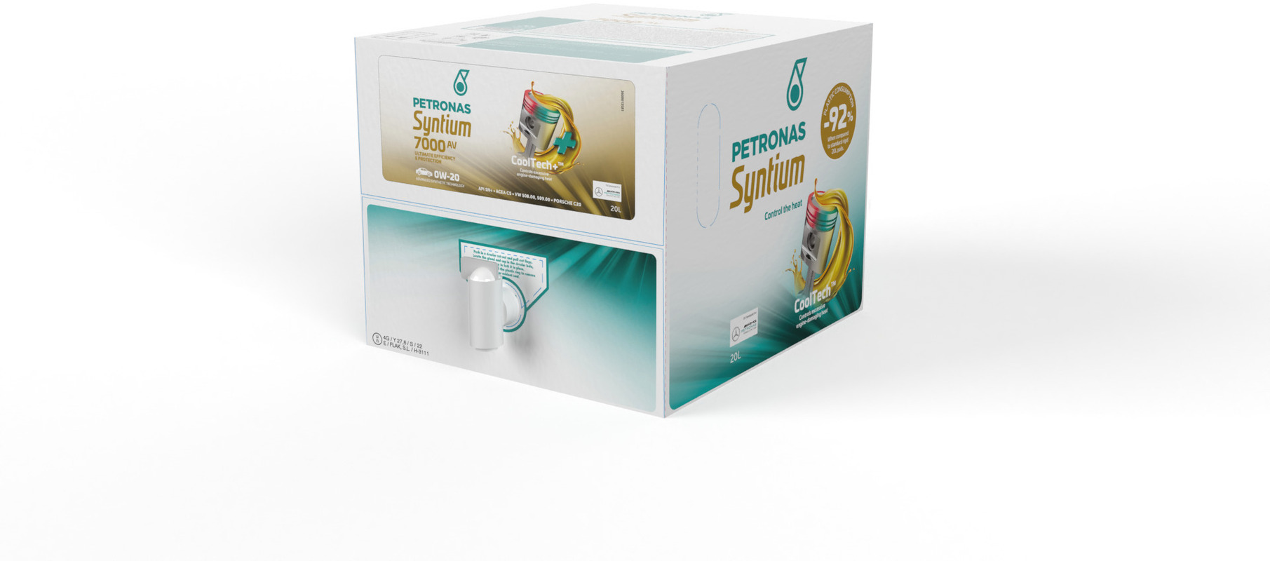 Syntium 7000 AV 0W-20, 200L 